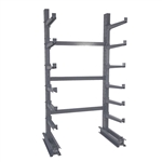 10' HD Single Sided Cantilever Rack w/ 24" Arms