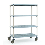 21"d x 76"h MetroMax Q 4-Shelf Mobile Units