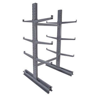 6' SD Double Sided Cantilever Rack w/ 12" Arms