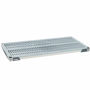 24"d MetroMax i Antimicrobial Shelf w/ Grid Mat