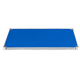 10"d Blue Poly Wire Shelf Liners