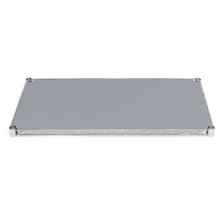 10"d Gray Poly Wire Shelf Liners