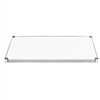 10"d White Poly Wire Shelf Liners