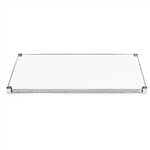 12"d White Poly Wire Shelf Liners