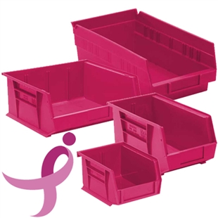 Pink for the Cure Storage Bins