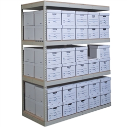 4-Level Record Storage Shelving Add-On Units