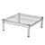 Industrial Wire Shelving Unit with 1 Shelf - 24"d