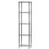 Wire Shelving Unit w/ 5 Shelves - 12"d x 18"w