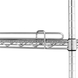 1"h Chrome Wire Shelf Ledges