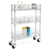8"d x 30"w 38"h 3-Shelf Slim Storage Cart