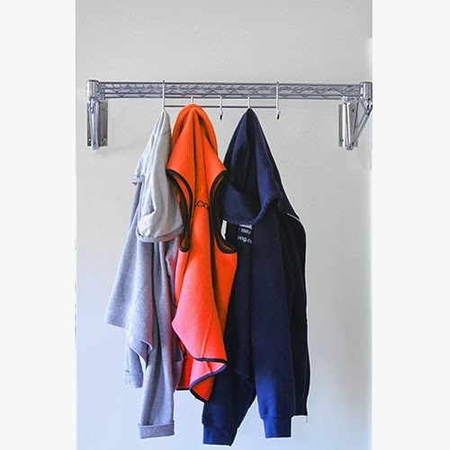 Coat Rack for Wire Shelving