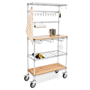 4-Shelf Bar Cart