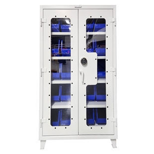 Strong Hold Clearview Cabinets w/ Electronic Lock