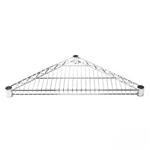 Chrome Triangle Corner Wire Shelves