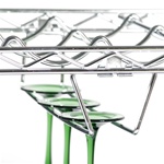 Wineglass Stemware Holder for 14"d Wire Shelves
