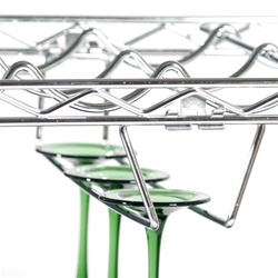 Wineglass Stemware Holder for 14"d Wire Shelves