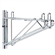 For use in continuous runs of adjustable height wall mounted shelving