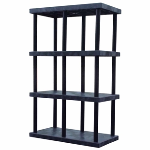 DuraShelf Solid Top 48"w x 24"d x 75"h 4-Shelf System