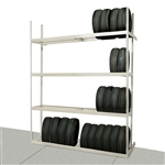 Rivetwell Single Row Tire Storage Starter Unit