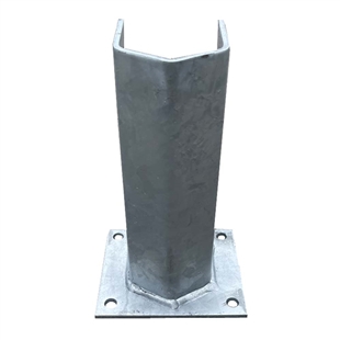 12"h Galvanized Post Protector