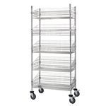 18"d Wire Basket Carts