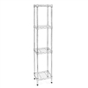 8"d x 12"w Wire Shelving with 4 Shelves
