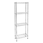 8"d x 18"w Wire Shelving with 4 Shelves