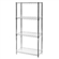 12"d x 24"w Wire Shelving with 4 Shelves