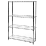 12"d x 36"w Wire Shelving with 4 Shelves