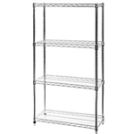 14"d x 36"w Wire Shelving with 4 Shelves