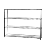18"d x 60"w Wire Shelving with 4 Shelves