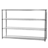 18"d x 72"w Wire Shelving with 4 Shelves