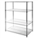 24"d x 42"w Wire Shelving with 4 Shelves