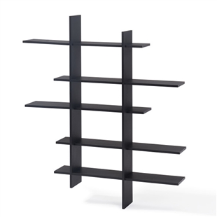 5 Level Asymmetric Wall Shelf