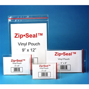 Zip-Seal Vinyl Pouches