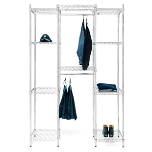 Close Shelving System w/ 10 wire shelves