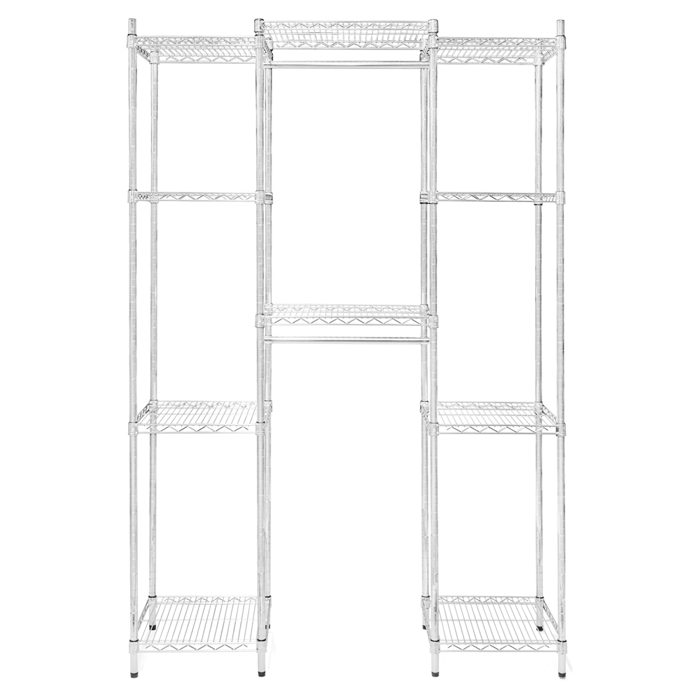 Double Hang Closet Wire Shelving System - 18d x 84h