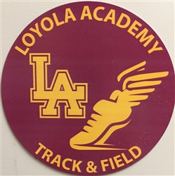 Track and Field Car Magnet