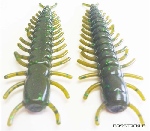 10 Pack 3 Hellgrammite Insect Larva Ned Rig Soft Plastic Lures -  Soft&Durable! 
