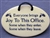 "Everyone birngs Joy To This Office" Small Hanging Plaque