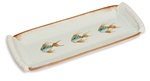 GEORGETOWN POTTERY- "IVORY FISH" SERVING TRAY