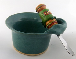 G-WIZ POTTERY- DIP BOWL