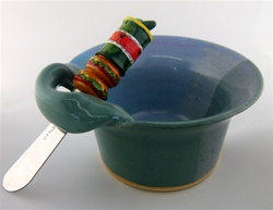 G-WIZ POTTERY- DIP BOWL