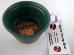 G-WIZ POTTERY- SPARE CHANGE HOLDER