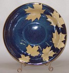 KALEIDOSCOPE POTTERY--  SERVING BOWL