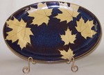 KALEIDOSCOPE POTTERY-- MEDIUM OVAL SERVING DISH