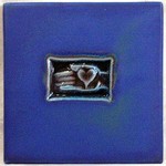 MICHAEL COHEN- #11 -- "Heart In Hand" pattern tile