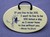 MOUNTAINE MEADOWS-- Pottery Plaque- "If you live to be 100, I want to live to be 100 minus a day, so I never have to live without you. --Winnie The Pooh"