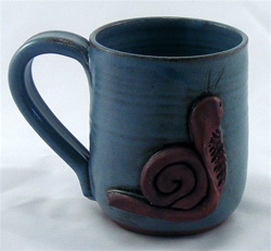 MudWorks Pottery Snail Mug by JoAnn Stratakos