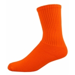 Orange Crew Socks